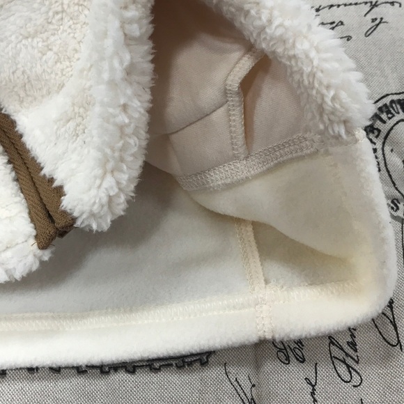 Chaps Faux Shearling Mockneck Vest - Picture 9 of 10